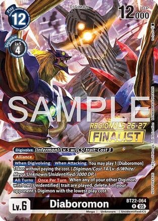 Diaboromon (Regionals 26-27 Season 1 Finalist) — Cyber Eden