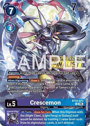 Crescemon (Regionals 26-27 Season 1 Finalist) — Cyber Eden
