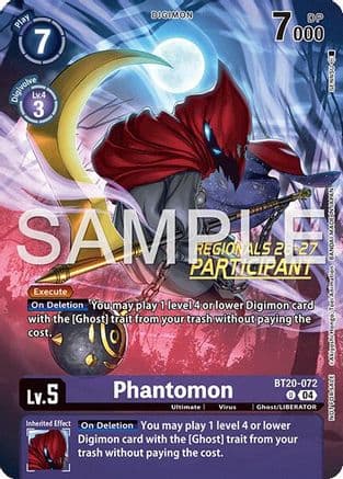 Phantomon (Regionals 26-27 Season 1 Participant) — Release Special Booster 2.5