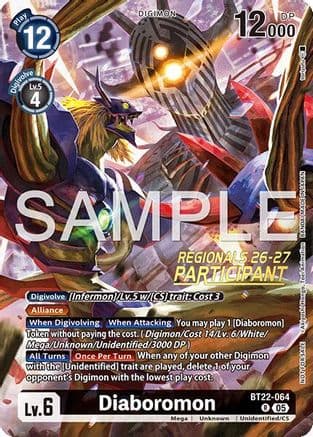 Diaboromon (Regionals 26-27 Season 1 Participant) — Cyber Eden