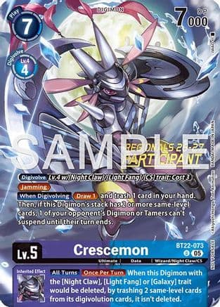 Crescemon (Regionals 26-27 Season 1 Participant) — Cyber Eden