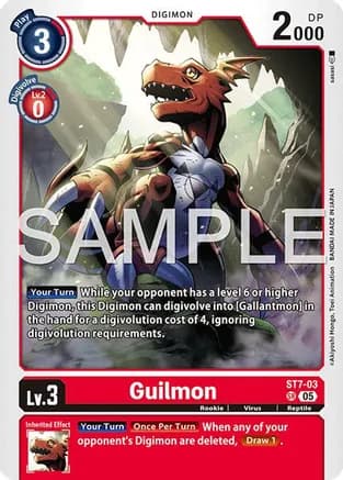 Guilmon - ST7-03 (Reprint) — Advanced Booster Digimon Generation