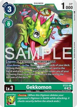 Gekkomon — Starter Deck 23: Beatbreak