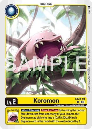 Koromon — Starter Deck 24: Data Squad