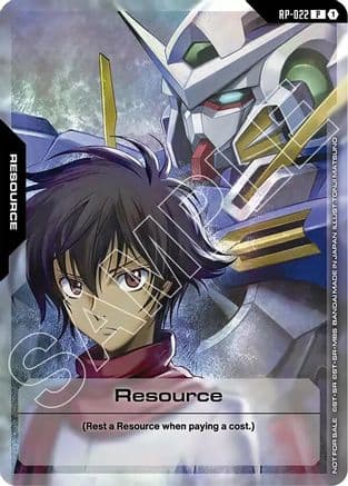 Resource (RP-022) (Mobile Suit Gundam 00) — Promotional Resource Tokens
