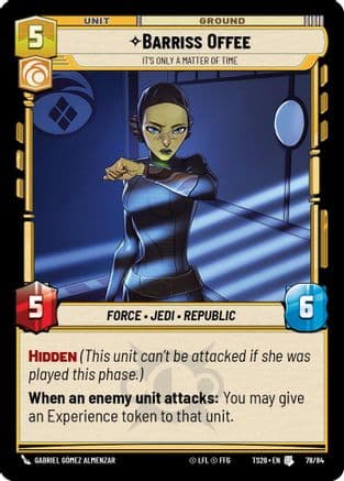 Barriss Offee - It's Only a Matter of Time — Twin Suns