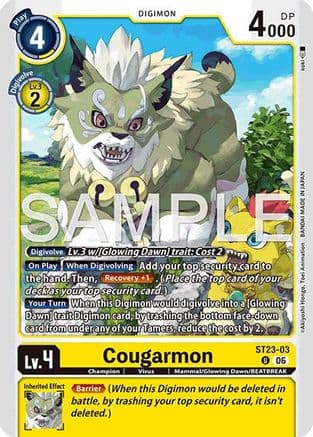 Cougarmon — Starter Deck 23: Beatbreak