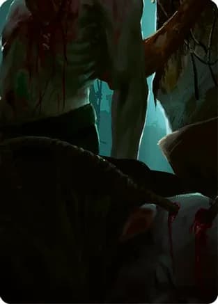 Riptide, Lurker of the Deep // Gravy Bones, Shipwrecked Looter Double Sided Art Card (Bottom Right) — GEM Pack 2