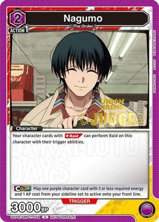 Nagumo (058) (Judge) — Union Arena Promotion Cards