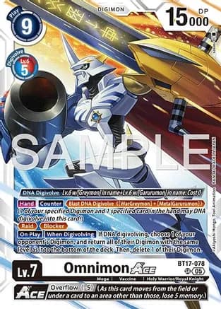 Omnimon ACE (Reprint) — Advanced Booster Digimon Generation