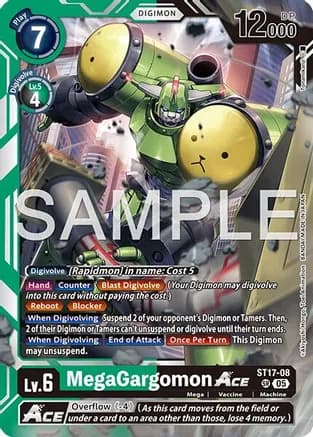 MegaGargomon ACE (Reprint) — Advanced Booster Digimon Generation