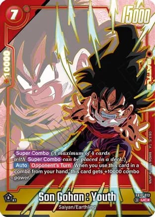 Son Gohan : Youth - FB10-013 (Alternate Art) — Cross Force