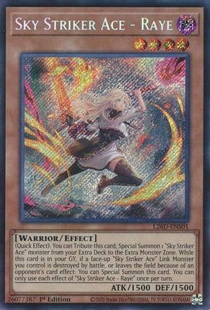 Sky Striker Ace - Raye (Alternate Art) (Secret Rare) — Legendary Modern Decks 2026