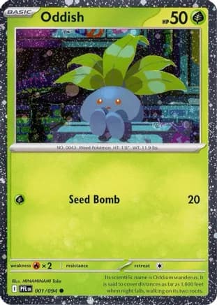 Oddish (Cosmos Holo) — Miscellaneous Cards & Products