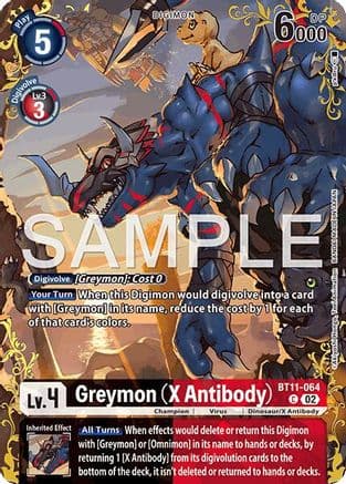 Greymon (X Antibody) - BT11-064 (Alternate Art) — Dual Revolution