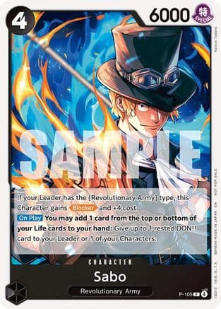 Sabo (Tournament Pack 2026 Vol. 2) — One Piece Promotion Cards