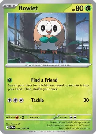 Rowlet - 010/088 — ME03: Perfect Order