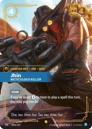 Jhin - Meticulous Killer (Alternate Art) — Unleashed