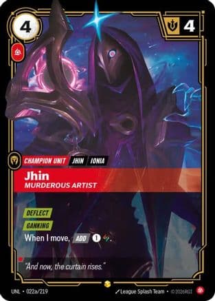 Jhin - Murderous Artist (Alternate Art) — Unleashed