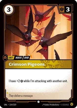 Crimson Pigeons — Unleashed