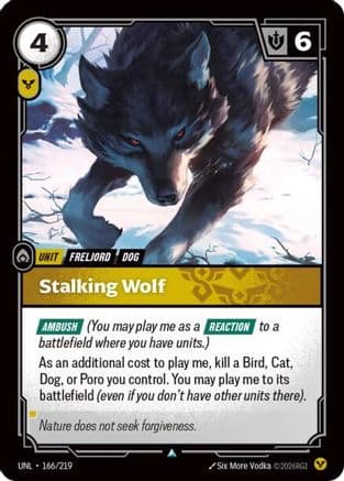 Stalking Wolf — Unleashed
