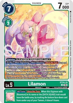 Lilamon — Starter Deck 24: Data Squad