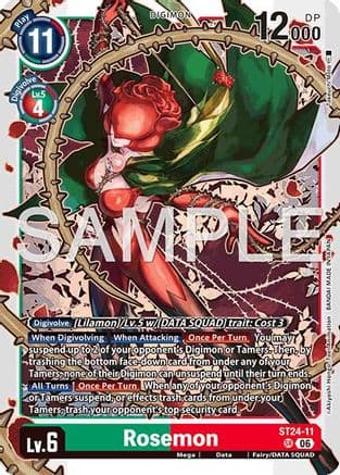 Rosemon — Starter Deck 24: Data Squad