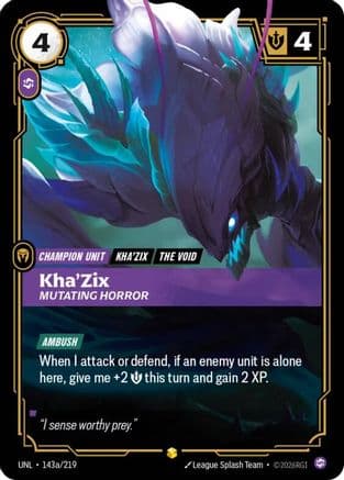 Kha'Zix - Mutating Horror (Alternate Art) — Unleashed