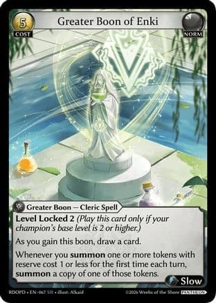 Greater Boon of Enki — Radiant Origins: Pantheon