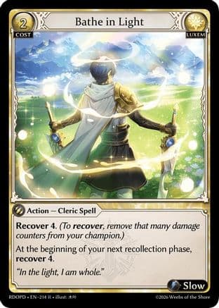 Bathe in Light — Radiant Origins: Pantheon