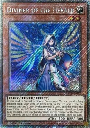 Diviner of the Herald (Platinum Secret Rare) — Rarity Collection 5