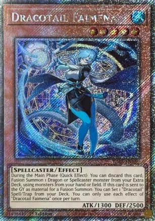 Dracotail Faimena (Platinum Secret Rare) — Rarity Collection 5