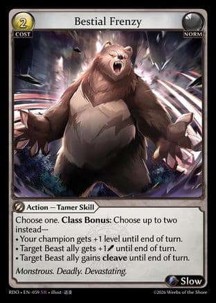 Bestial Frenzy — Radiant Origins