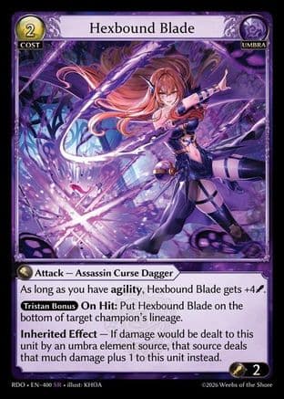 Hexbound Blade — Radiant Origins