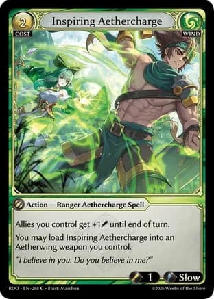 Inspiring Aethercharge — Radiant Origins