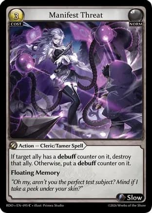 Manifest Threat — Radiant Origins