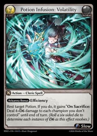 Potion Infusion: Volatility — Radiant Origins
