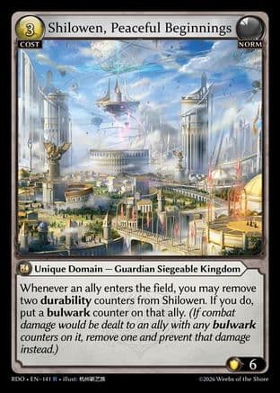 Shilowen, Peaceful Beginnings — Radiant Origins