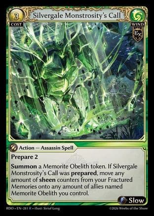 Silvergale Monstrosity's Call — Radiant Origins