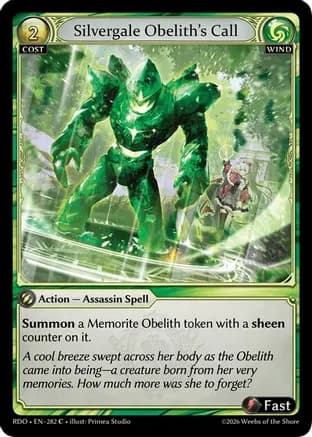 Silvergale Obelith's Call — Radiant Origins