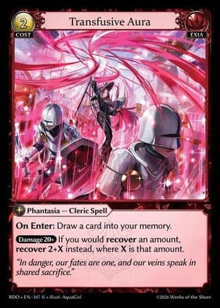 Transfusive Aura — Radiant Origins