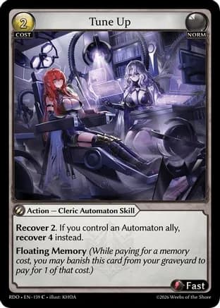 Tune Up — Radiant Origins