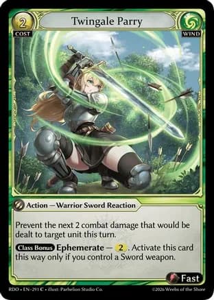 Twingale Parry — Radiant Origins