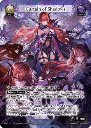 Curtain of Shadows — Radiant Origins