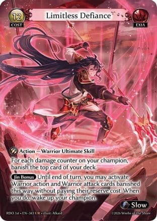 Limitless Defiance — Radiant Origins