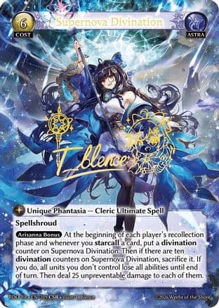 Supernova Divination (CSR) — Radiant Origins