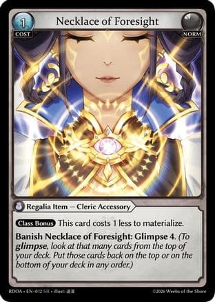 Necklace of Foresight — Radiant Origins