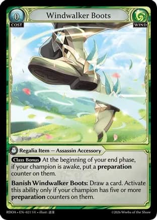 Windwalker Boots — Radiant Origins