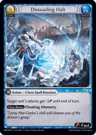 Dissuading Halt — Radiant Origins Event Pack