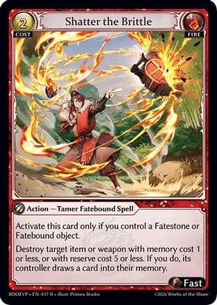 Shatter the Brittle — Radiant Origins Event Pack
